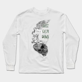 Girl angel calm down leon. Long Sleeve T-Shirt